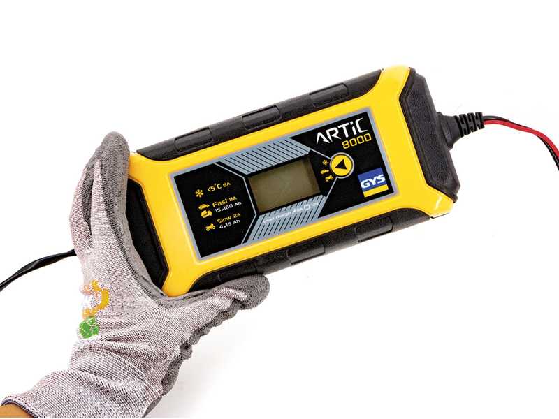 GYS Artic 8000 - Chargeur et mainteneur de charge automatique - Batteries 12 V