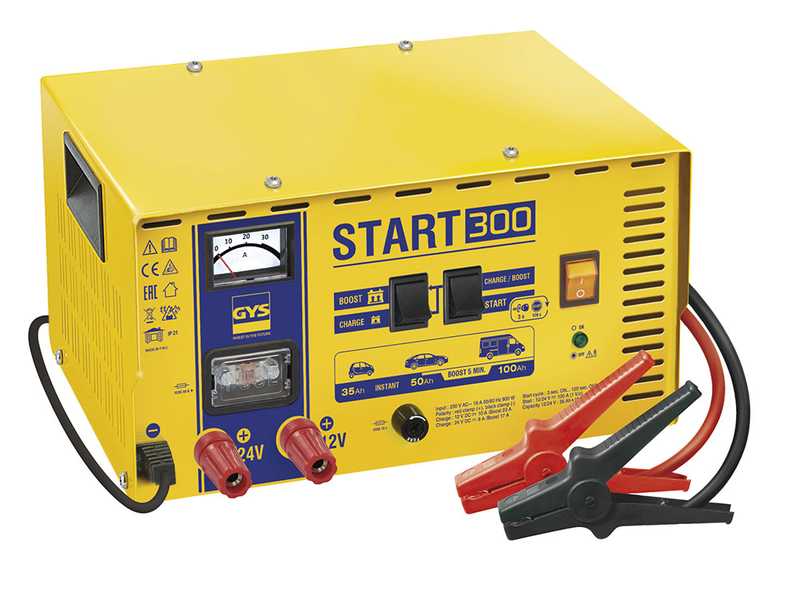 GYS Start 300 - Chargeur de batterie et d&eacute;marreur - 12/24 V