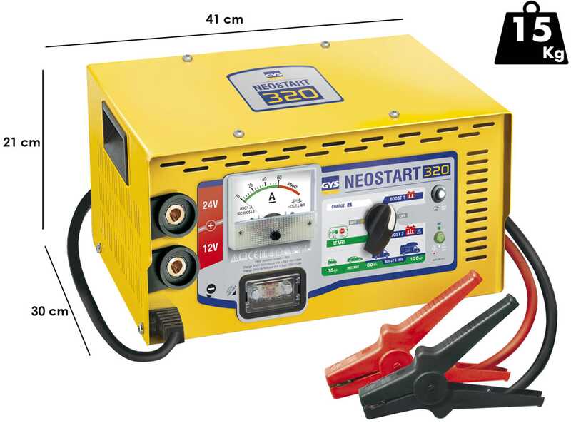 GYS Neostart 320 - Chargeur de batterie et d&eacute;marreur automatique - 12/24 V