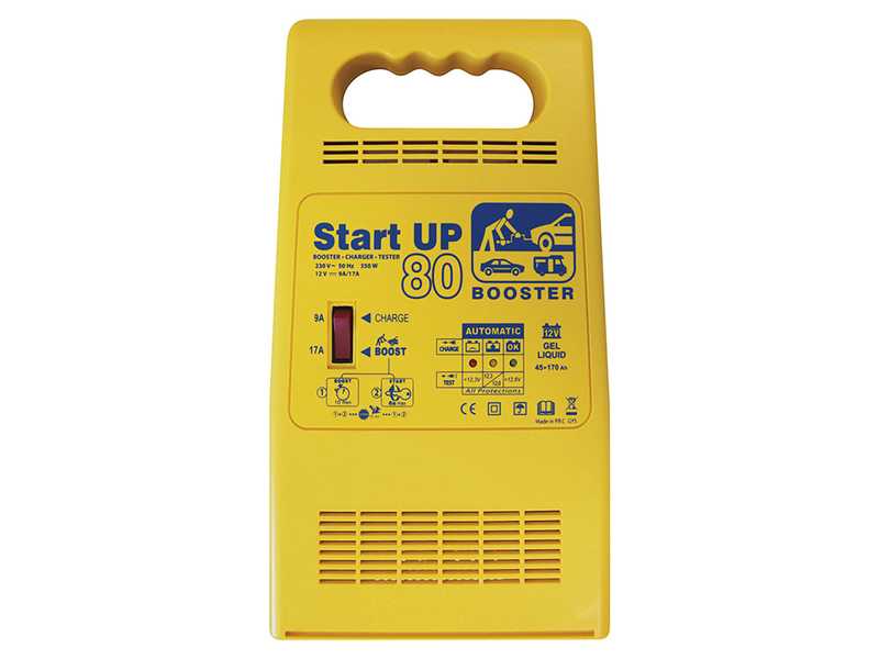 GYS  Start up 80 - Chargeur de batterie et démarreur - 12/24 V