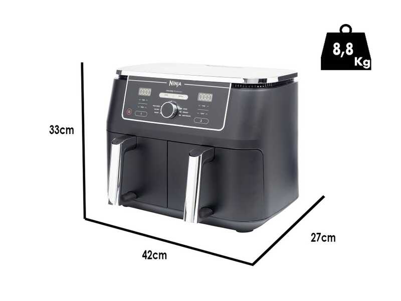 Ninja Dual Zone Max AF400EU - Friteuse &agrave; air chaud - 9,5 L