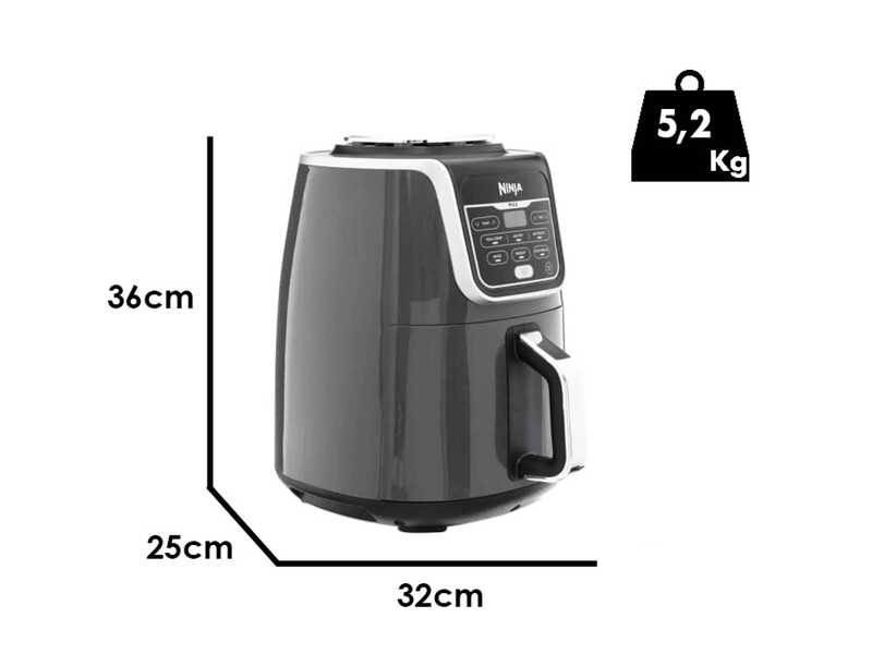 Ninja AF160EU - Friteuse &agrave; air chaud - 5,2 L