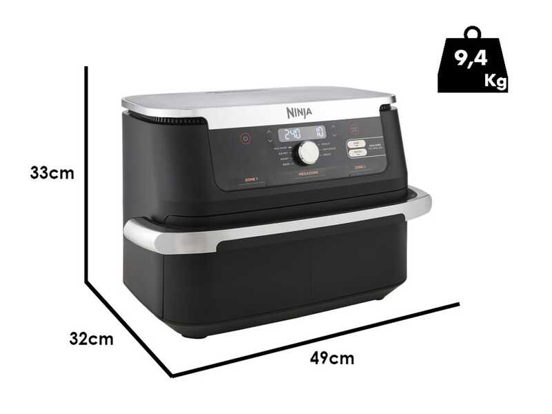 Ninja FlexDrawer AF500EU - Friteuse &agrave; air 10,4 L