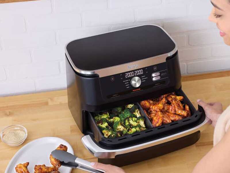 Ninja FlexDrawer AF500EU - Friteuse &agrave; air chaud 10,4 L