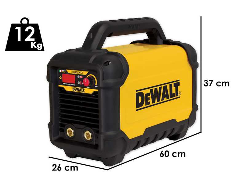DeWalt DXWDMMA 160 E - Poste &agrave; souder Inverter (MMA) - &agrave; courant continu  (DC) + KIT