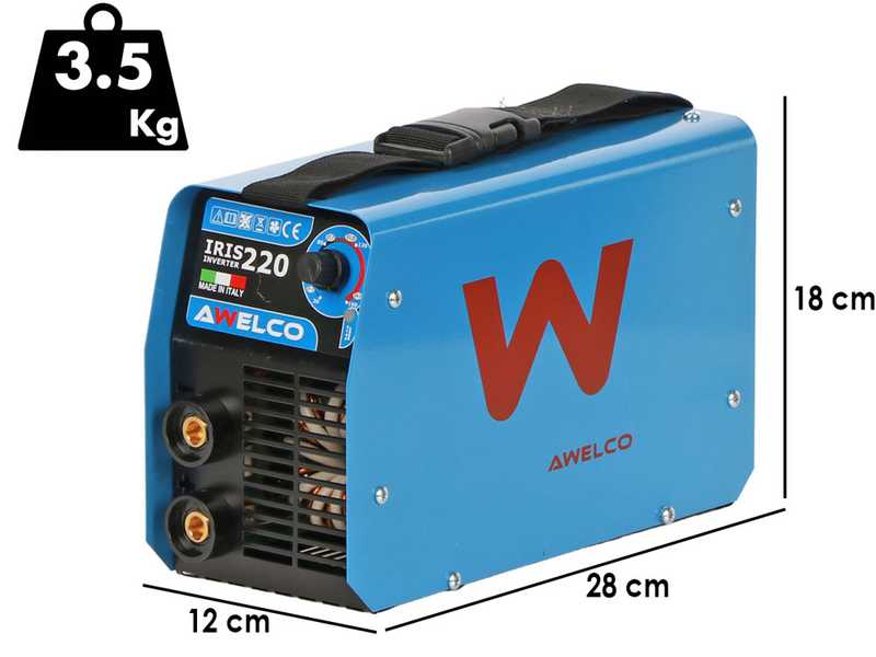 AWELCO IRIS 220 - Poste &agrave; souder Inverter (MMA), &agrave; courant continu (DC)