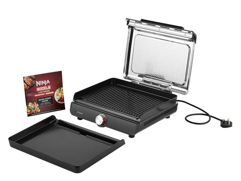 Ninja Sizzle GR101EU - Grill et plancha &eacute;lectrique d'int&eacute;rieur - 1450W
