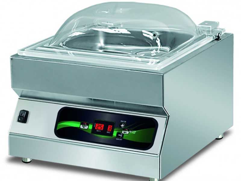 Machine sous-vide &agrave; cloche Euro 4100 Pro Inox - Barre de soudure de 40 cm