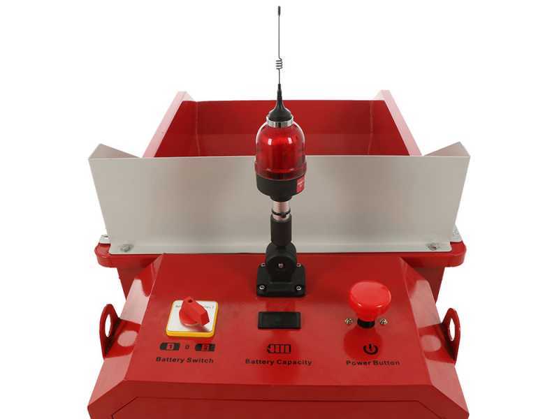 GeoTech-Pro TMD 400 HR - Brouette &agrave; batterie radiocommand&eacute;e - Basculement hydraulique - 48V 15Ah