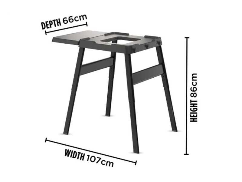 Table lat&eacute;rale et support r&eacute;glable Woodfire - Ninja
