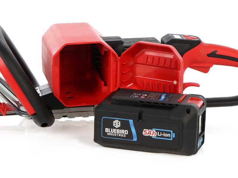 Blue Bird HT 23-70 - Taille-haie &eacute;lectrique &agrave; batterie 50,4V/5Ah - Lame da 70 cm