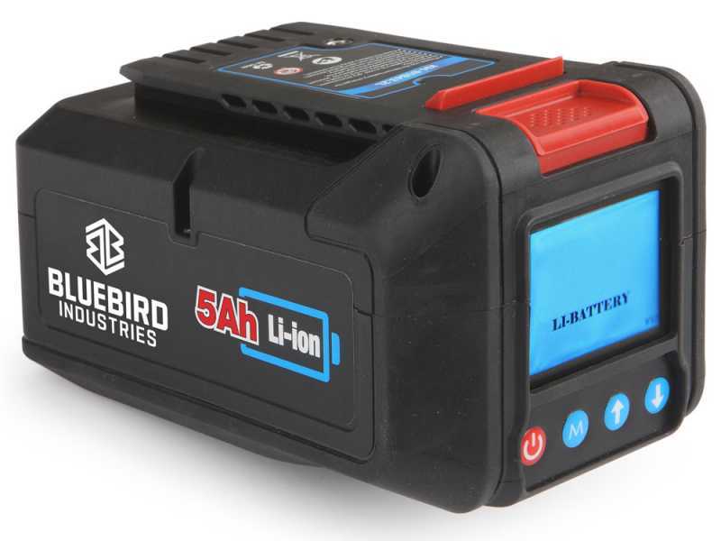 Blue Bird CS 23-16 - Tron&ccedil;onneuse &agrave; batterie 50,4 V 5 Ah - Guide de 40 cm