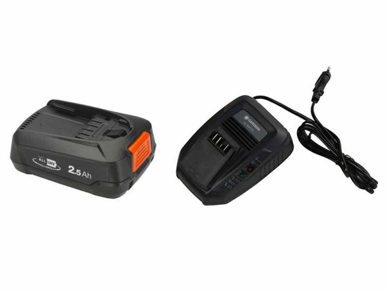 Gardena AquaBrush Compact 02/18V - Nettoyeur de sols &agrave; batterie - avec kit de d&eacute;marrage 18V - 2,5Ah