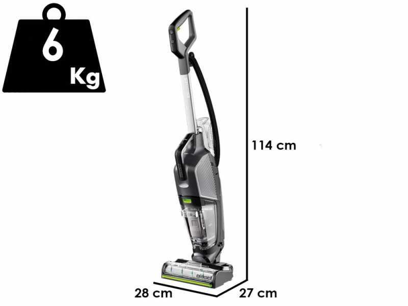 Bissell CrossWave Hydrosteam PET Select - Nettoyeur de sols 3 en 1 lave, s&egrave;che et aspire