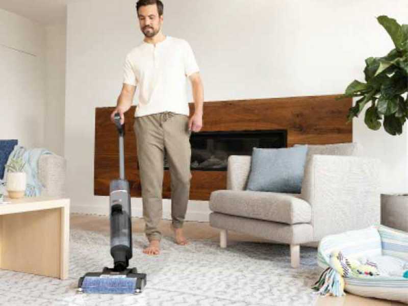 Shark HydroVac WD210EU - Nettoyeur de sols &agrave; batterie sans fils 2 en 1 : lave et s&egrave;che