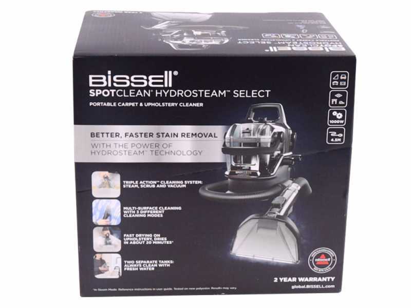 Bissell SpotClean HydroSteam Select - Nettoyeur vapeur - 1000W