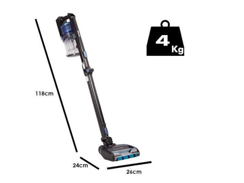 Shark Powerfins IZ320EUT - Aspirateur - Balai &agrave; batterie - Avec Pet kit - 2 batteries 21,6 V