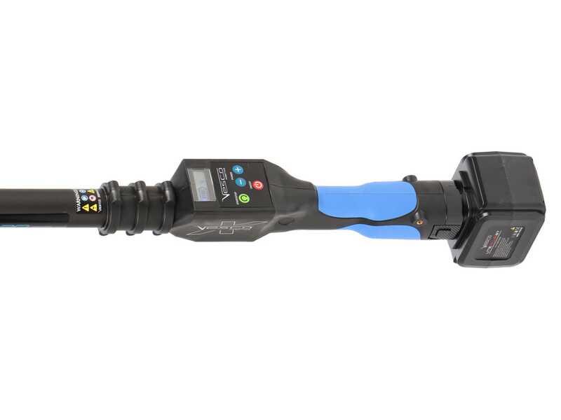 VESCO GALAXY XR14T.1 - Peigne vibreur &agrave; batterie au lithium - Perche t&eacute;lescopique 210-320 cm - 14,4 V 6 Ah