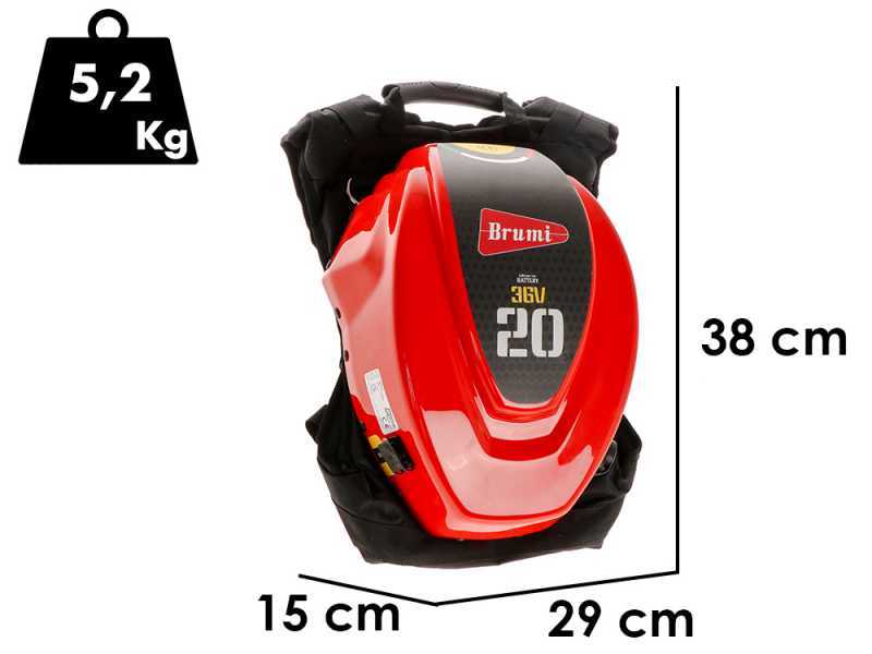 Brumi Backpack 36V - Groupe d'alimentation pour outils &eacute;lectriques - 36V/20Ah