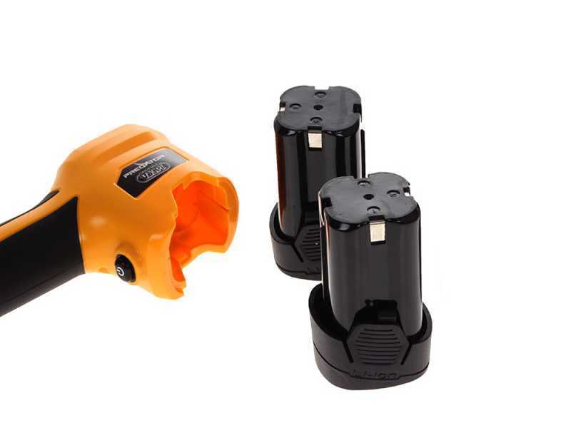 Volpi Predator PV360 - S&eacute;cateur &eacute;lectrique de taille - 2x 14,4V/2,5Ah - Diam&egrave;tre de coupe 32 mm