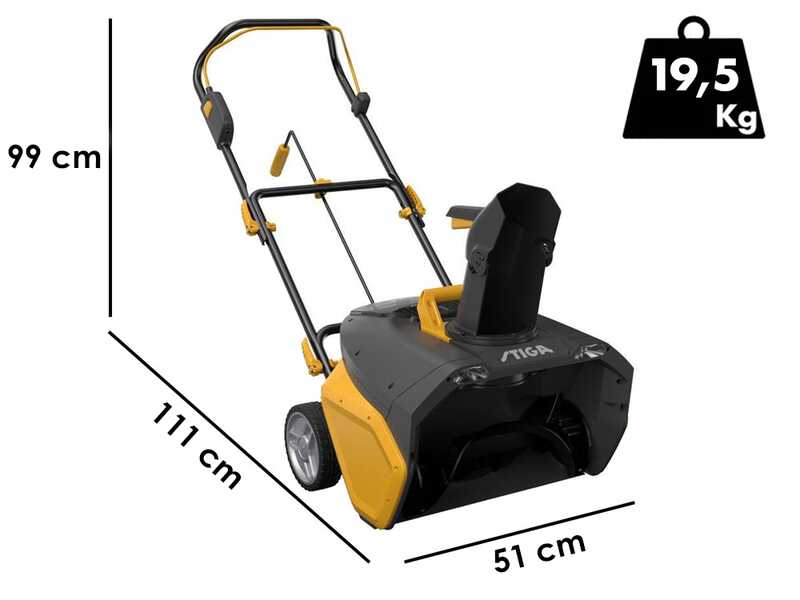 Stiga ST 700e Kit - Fraise &agrave; neige &agrave; batterie - 48 V/7,5 Ah