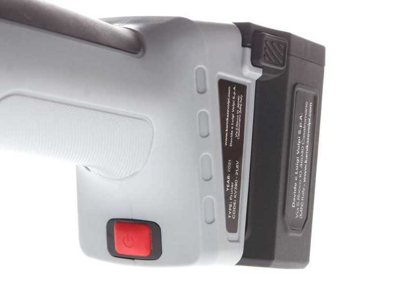 Volpi KV390 - S&eacute;cateur &eacute;lectrique de taille - SANS BATTERIE NI CHARGEUR