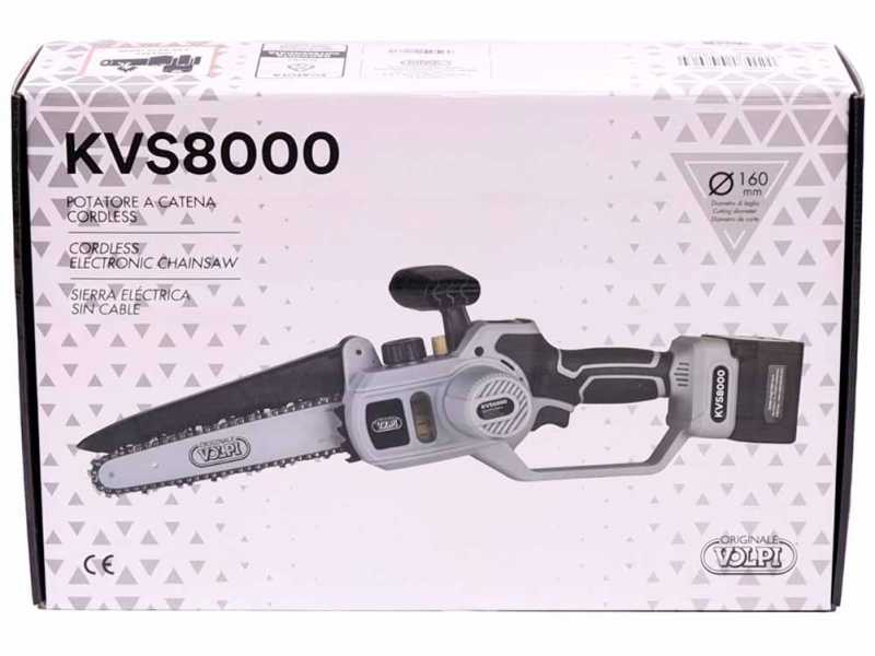 Volpi KVS8000 - &Eacute;lagueuse sur batterie - 21.6V - SANS BATTERIE NI CHARGEUR