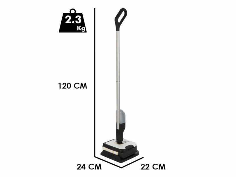 Karcher FC 2-4 - Nettoyeur de sols &agrave; batterie - 3 en 1 : lave, s&egrave;che et aspire