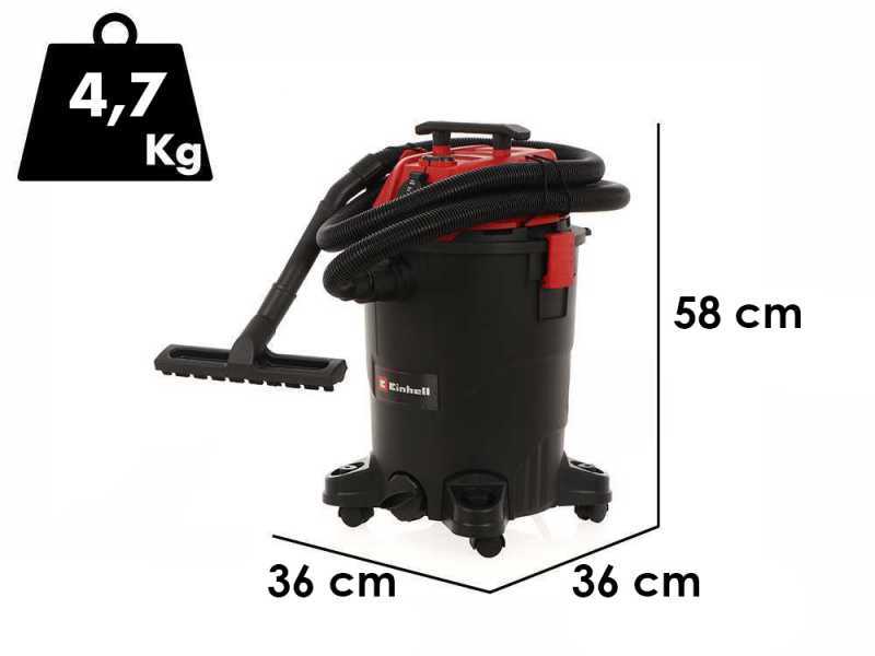 Einhell TC-VC 1825 A - Aspirateur eau et poussi&egrave;re - Cuve 25L - 1250W