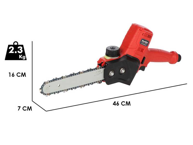 Blue Bird PS 22-40 + CS22-08 - Kit S&eacute;cateur + &Eacute;lagueuse &agrave; batterie - 43.2V 4Ah