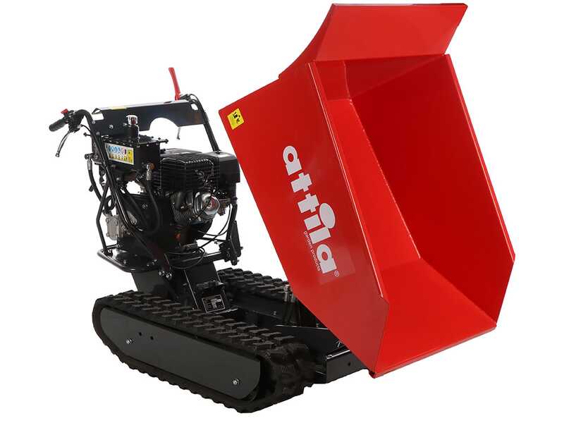 Attila ATT 500 D-L - Brouette &agrave; moteur &agrave; chenilles dumper - Charge 500Kg
