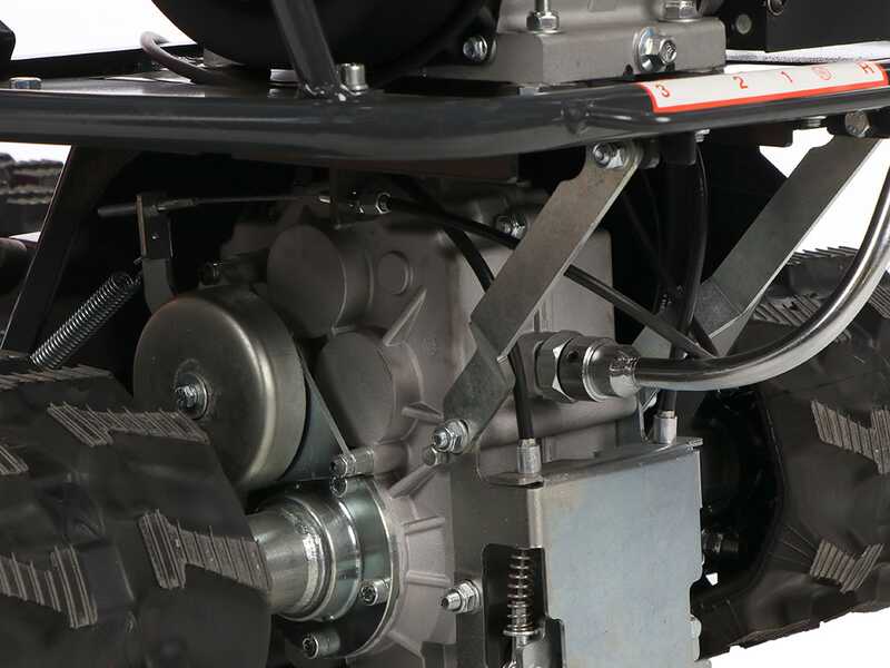 Attila ATT 500 D-L - Brouette &agrave; moteur &agrave; chenilles dumper - Charge 500Kg