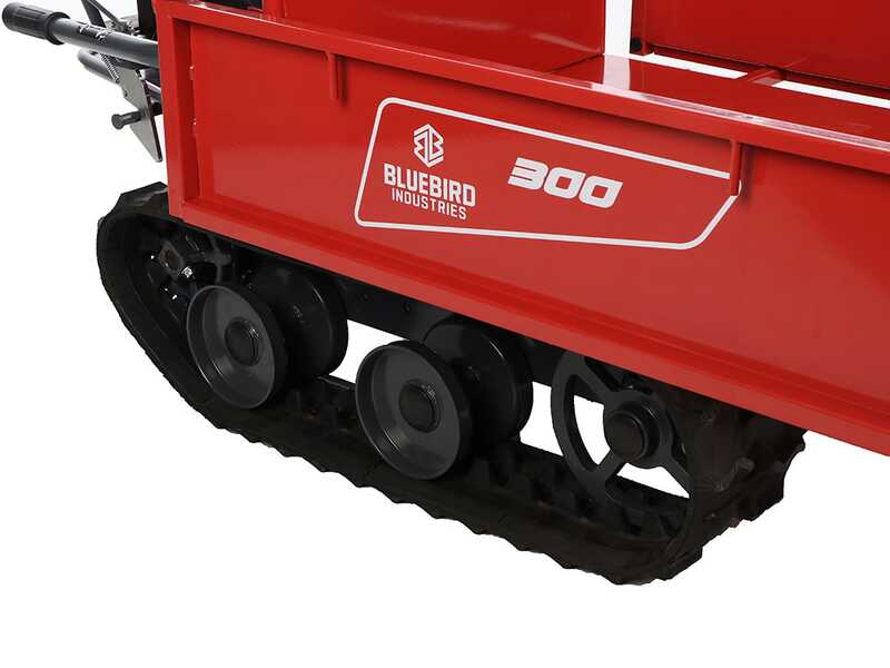 Blue Bird Carrier 300 - Brouette extensible &agrave; moteur sur chenilles - Charge 300Kg