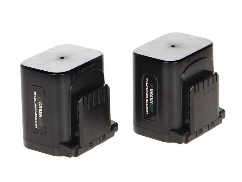 GreenBay TopCut 45 - S&eacute;cateur &eacute;lectrique de taille - 2x 21.6V 4Ah