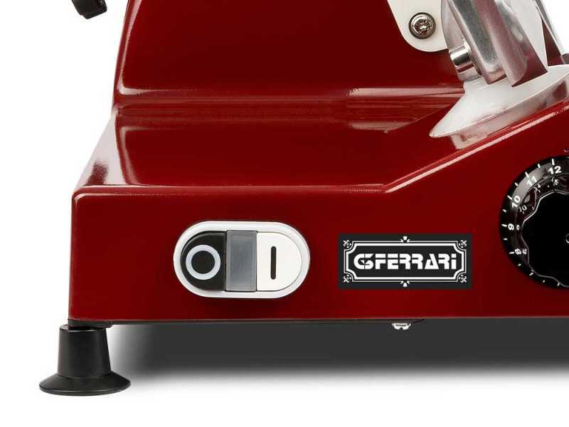 G3 Ferrari Emilia 250 Rouge - Trancheuse avec lame en acier inox 250 mm - 240 W