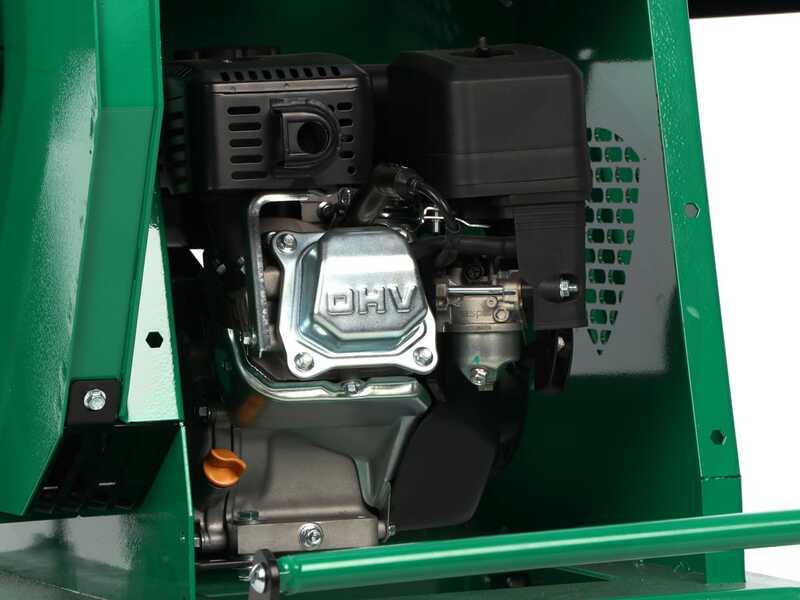 SGT CH210 Loncin LC170F-2 - Scie &agrave; b&ucirc;ches circulaire thermique &agrave; chevalet