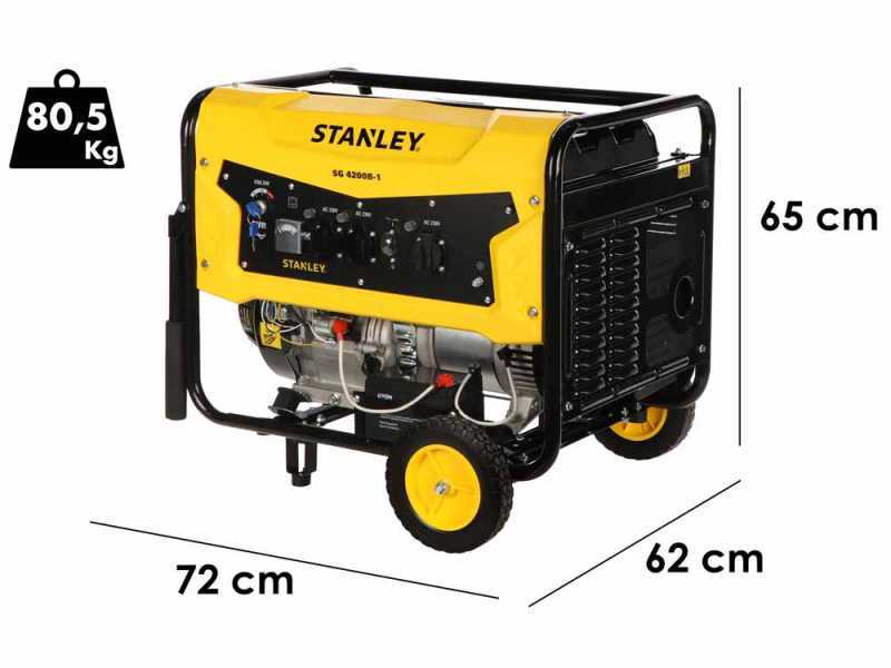 Stanley SG 4200B-1 - Groupe &eacute;lectrog&egrave;ne monophas&eacute; AVR - 4.3kW monophas&eacute;