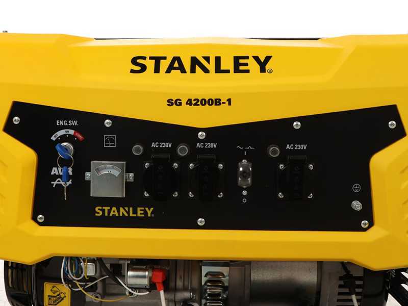 Stanley SG 4200B-1 - Groupe &eacute;lectrog&egrave;ne monophas&eacute; AVR - 4.3kW monophas&eacute;