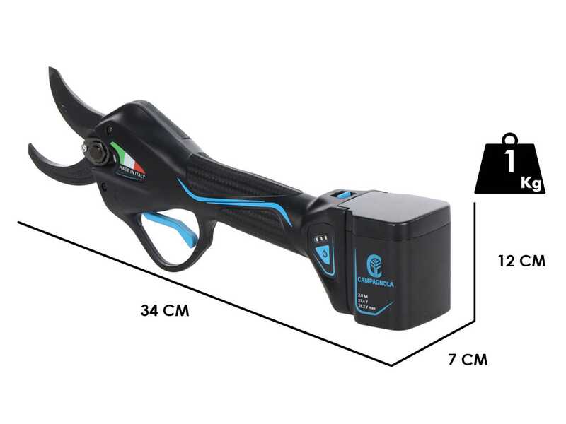 Campagnola NOVA 40 - S&eacute;cateur &eacute;lectrique &agrave; batterie - Sans batterie ni chargeur