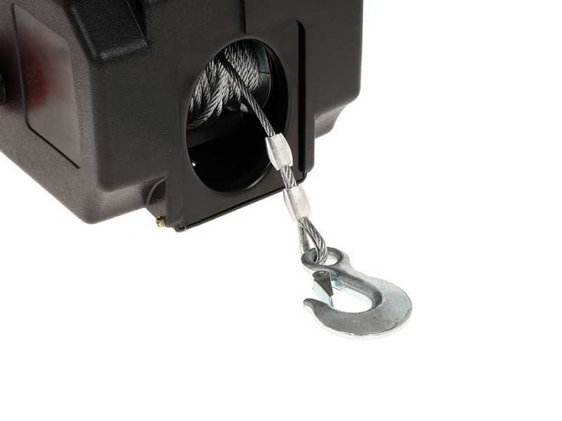 Ribimex PE12V - Treuil &eacute;lectrique &agrave; batterie 12V - Avec t&eacute;l&eacute;commande