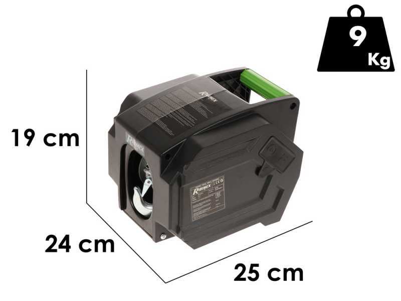 Ribimex PE12V/T1 - Treuil &eacute;lectrique &agrave; batterie 12 V - Avec t&eacute;l&eacute;commande