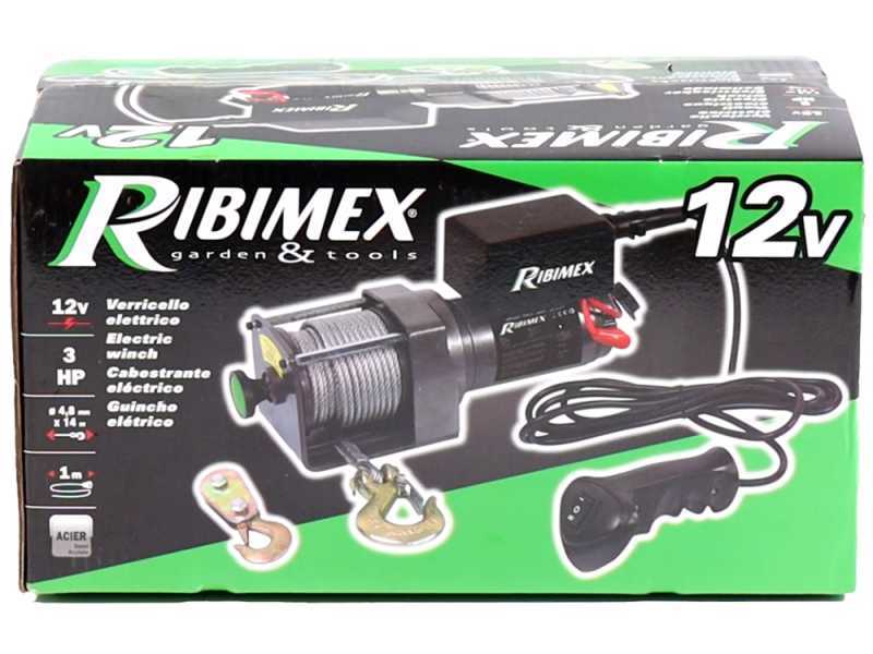 Ribimex PE12V/2500 - Treuil &eacute;lectrique a batteria 12V - 3 HP