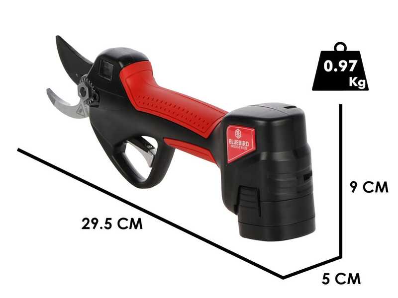 Blue Bird PS23-28+CS23-05A - Kit s&eacute;cateur sur perche + &eacute;lagueuse &agrave; batterie - 3x 14,4 V 2,5 Ah