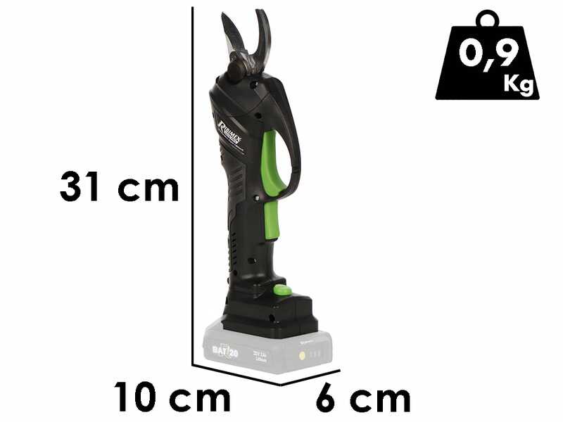 Ribimex PRBAT20/SECSB - S&eacute;cateur de taille &eacute;lectrique - SANS BATTERIE NI CHARGEUR
