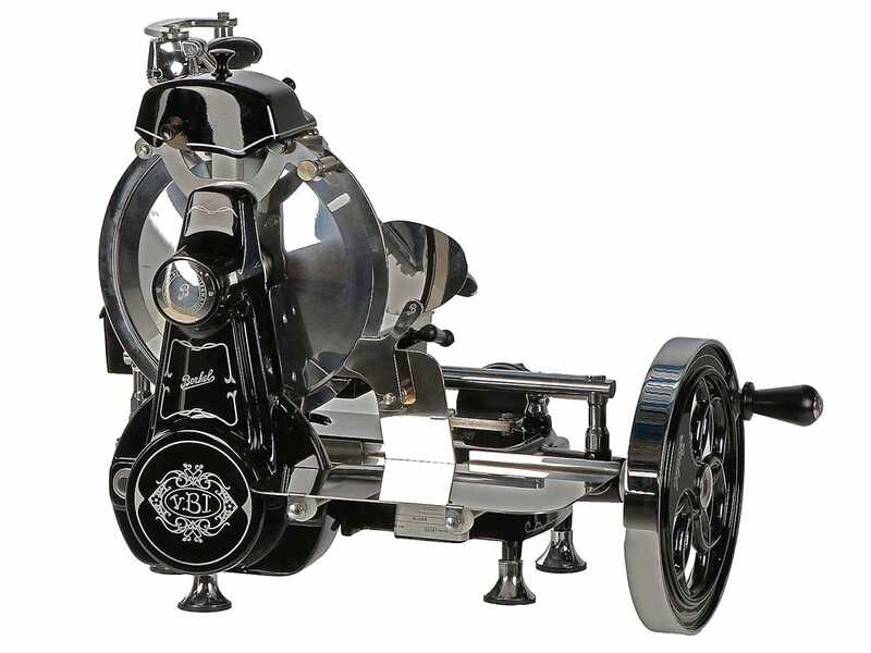 Berkel B2 Noire - Trancheuse &agrave; volant - Lame en acier chrom&eacute; de 265 mm