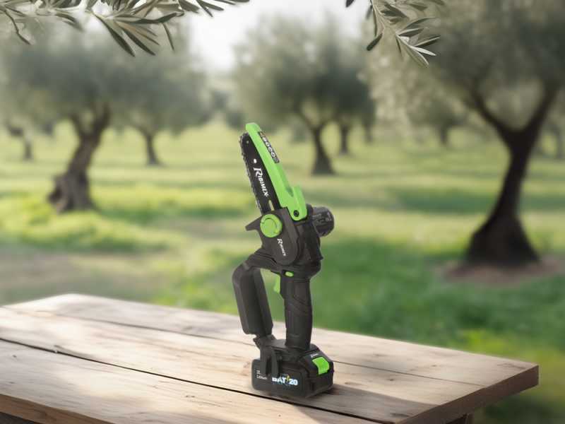 Ribimex PRBAT20/TRB - &Eacute;lagueuse manuelle &agrave; batterie - 20 V/4 Ah