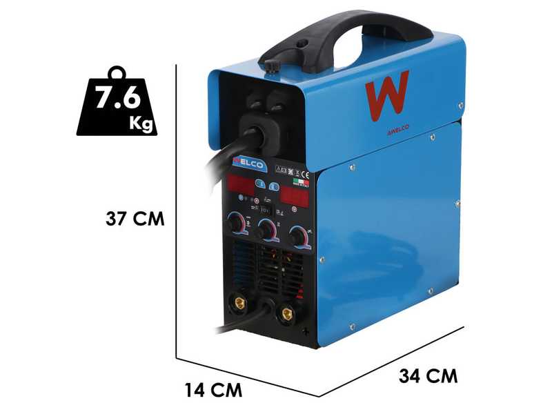 Awelco EASYMIG 160 - Poste &agrave; souder Inverter multiproc&eacute;d&eacute;  - MIG/MMA/TIG LIFT - GAZ/NO GAZ