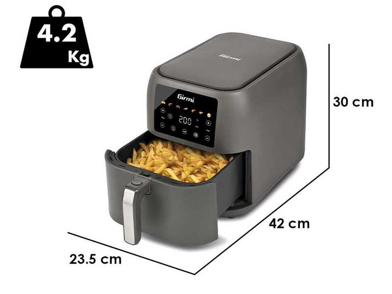 Girmi FG92 Ecofrit Deep - Friteuse &agrave; air chaud num&eacute;rique 8L