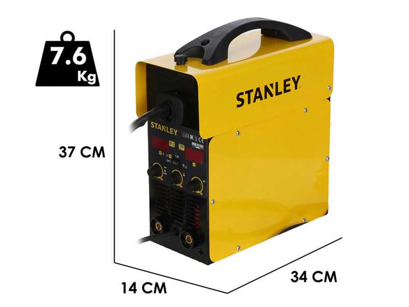 STANLEY MIG 180 - Poste &agrave; souder Multi proc&eacute;d&eacute; - MIG/MMA/TIG LIFT - GAZ/NO GAZ