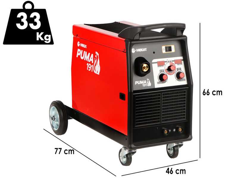 Helvi Fox 211 Digitale - Poste &agrave; souder inverter &agrave; fil - MIG-MMA-TIG